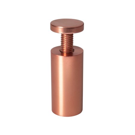 Outwater Round Standoffs, 2 in Bd L, Aluminum 1 in OD 3P1.56.00567